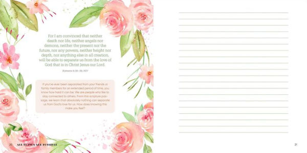 All Things Are Possible: A Guided Journal for Christian Women with Inspiring Bible Verses and Creative Prompts