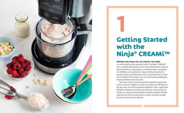 Ninja CREAMi Cookbook for Beginners: Homemade Ice Cream, Gelato, Sorbet, and Other Frozen Treats