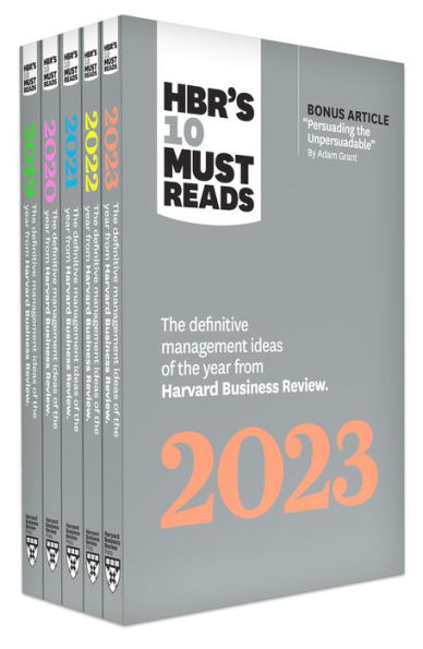 5 Years of Must Reads from HBR: 2023 Edition (5 Books)