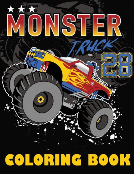 Monster Truck Coloring Book