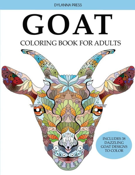 Goat Coloring Book for Adults