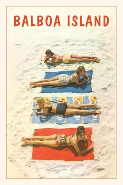 Vintage Journal Balboa Island Beach Bunnies Sunning