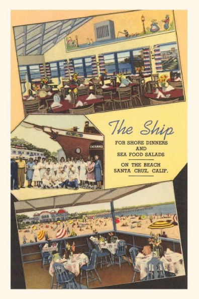 Barnes and Noble Vintage Journal The Ship Restoraunt Santa Cruz