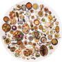 Alternative view 2 of The 100 Most Jewish Foods: 500-Piece Circular Puzzle