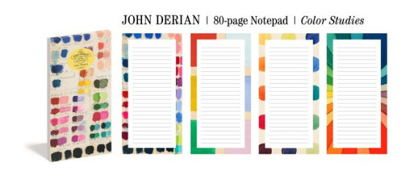 John Derian Paper Goods: Color Studies 80-Page Notepad