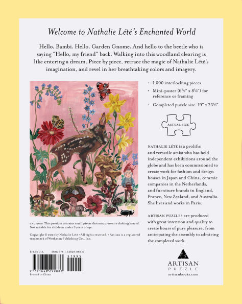 Nathalie Lete: Bambi 1,000-Piece Puzzle