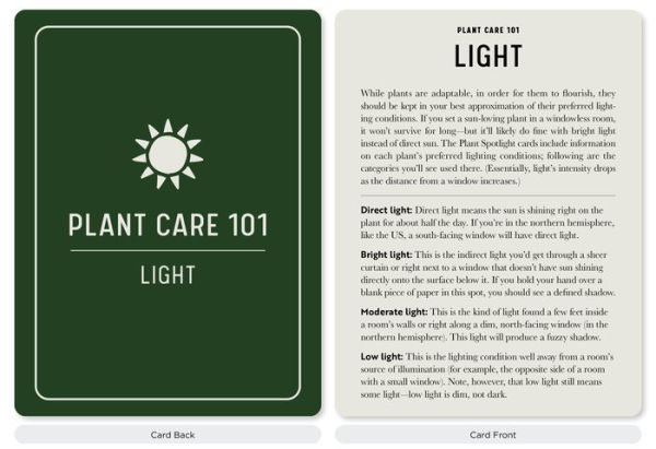 The Houseplant Card Deck: 50 Cards for Choosing, Styling, and Cultivating Indoor Plants