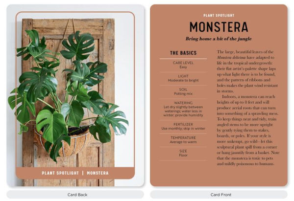 The Houseplant Card Deck: 50 Cards for Choosing, Styling, and Cultivating Indoor Plants