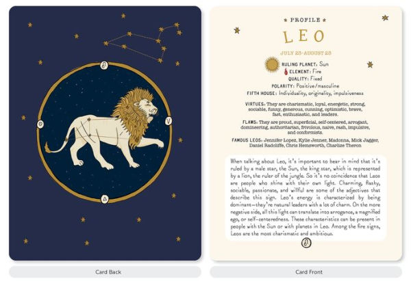 Signs of the Zodiac Card Deck: 50 Cards to Discover Your Celestial Path