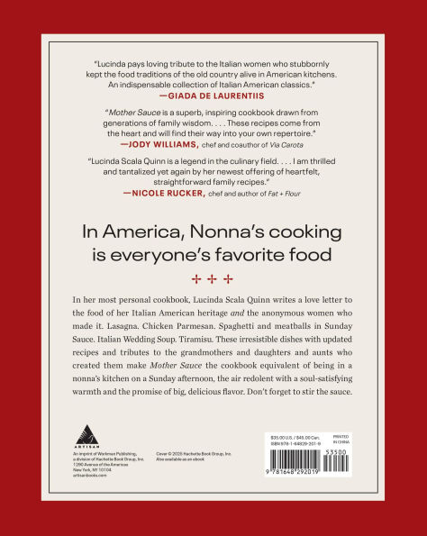Mother Sauce: Italian American Family Recipes and the Story of the Women Who Created Them