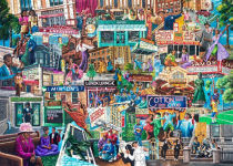 Alternative view 3 of Sheila Bridges: Harlem 1,000-Piece Puzzle