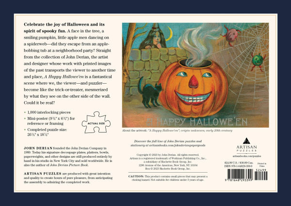 John Derian Paper Goods: A Happy Hallowe'en 1,000-Piece Puzzle