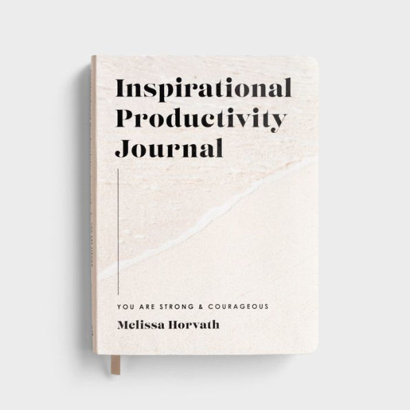 You Are Strong & Courageous, Inspirational Productivity Journal