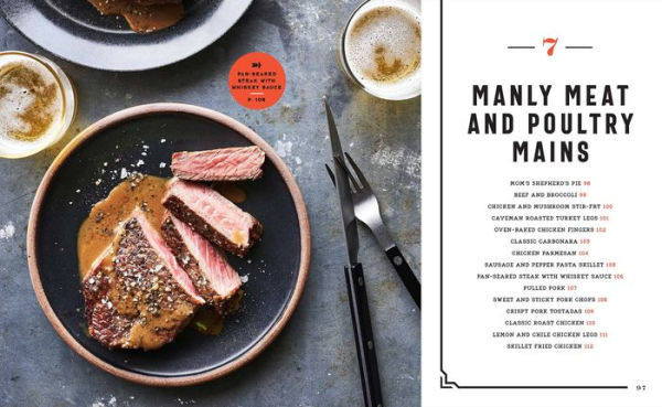 The 5-Ingredient Cookbook for Men: 115 Recipes Men with Big Appetites and Little Time