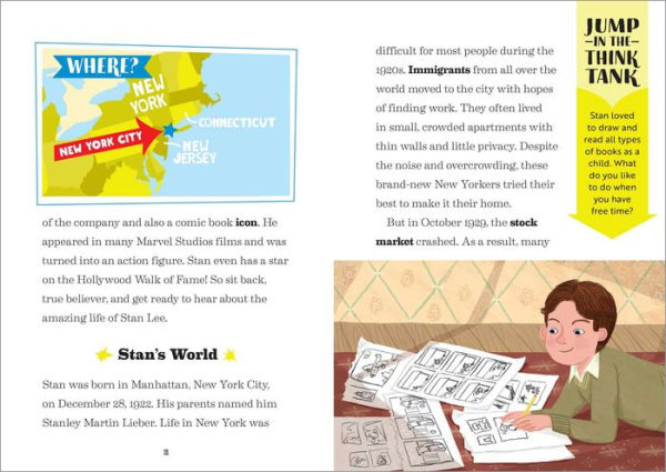 The Story of Stan Lee: An Inspiring Biography for Young Readers