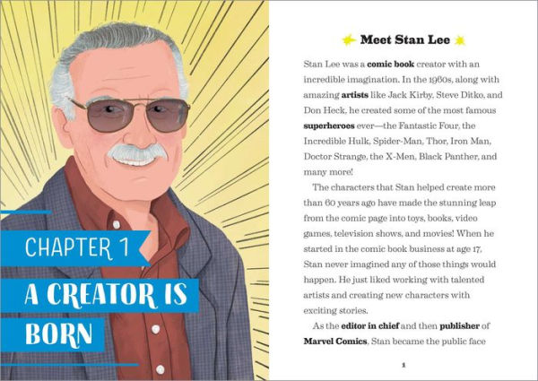 The Story of Stan Lee: An Inspiring Biography for Young Readers