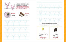 Alternative view 4 of My First Bilingual Learn-to-Write Workbook: English-Spanish Bilingual Practice for Kids: Line Tracing, Letters, Numbers, and More!
