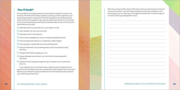 The Transgender Self-Care Journal: Prompts and Practices to Care for Your Beautiful Self