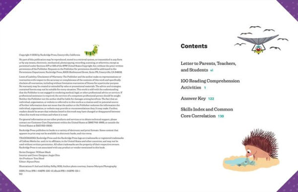 The Big Book of Reading Comprehension Activities, Grade 4: 100 Activities for After-School and Summer Fun