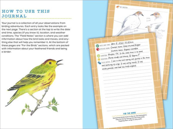 Bird Watching Book for Kids: A Journal to Observe and Record Your Birding Adventures