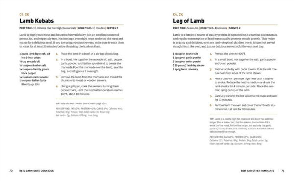 Keto Carnivore Cookbook: Low-Carb Recipes, Tips, and a 6-Week Meal Plan to Boost Your Diet Success