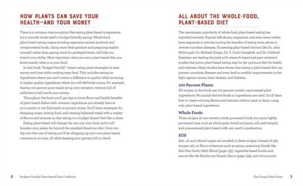 Budget-Friendly Plant-Based Diet Cookbook: 3 Whole-Food Meals a Day for Just $7