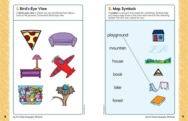 My First Grade Geography Workbook: 101 Games & Activities To Support First Grade Geography Skills