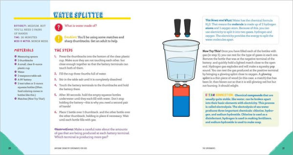 Awesome Chemistry Experiments for Kids: 40 STEAM Science Projects and Why They Work