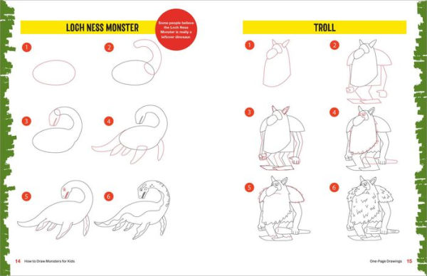 How to Draw Monsters for Kids: A Step-by-Step Guide for Kids Ages 6-9