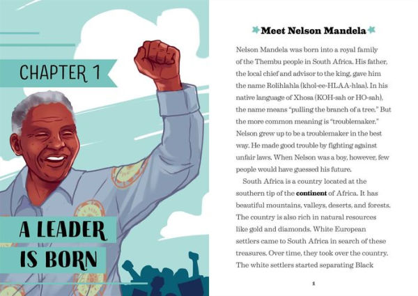 The Story of Nelson Mandela: A Biography Book for New Readers