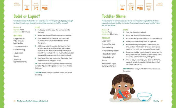 The Toddler's Science Activity Book: 100+ Fun Early Learning Activities for Curious Kids