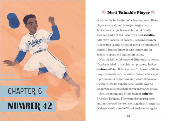 The Story of Jackie Robinson: A Biography Book for New Readers
