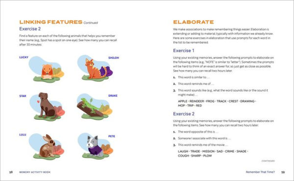 Memory Activity Book: 100+ Brain Exercises to Supercharge Your Memory