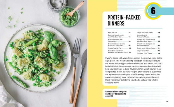 The High-Protein Vegan Cookbook for Athletes: 70 Whole-Foods Recipes to Fuel Your Body