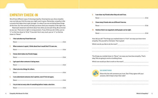 Empathy Workbook for Kids: 50 Activities to Learn About Kindness, Compassion, and Other People's Feelings