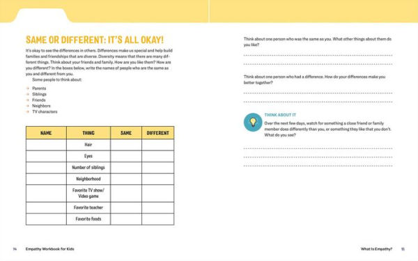 Empathy Workbook for Kids: 50 Activities to Learn About Kindness, Compassion, and Other People's Feelings