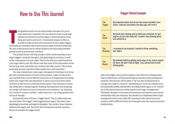 Anger Management Journal: Identify Your Triggers, Change Your Outlook, and Manage Your Emotions