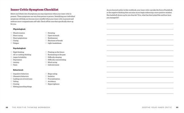 The Positive Thinking Workbook: Quiet Your Inner Critic and Build a Strong Foundation for Mindset