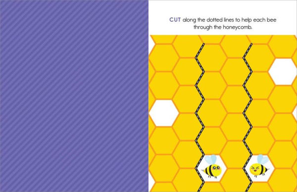 My First Scissor Skills Workbook: Cut-and-Paste Activities to Build Hand-Eye Coordination and Fine Motor Skills