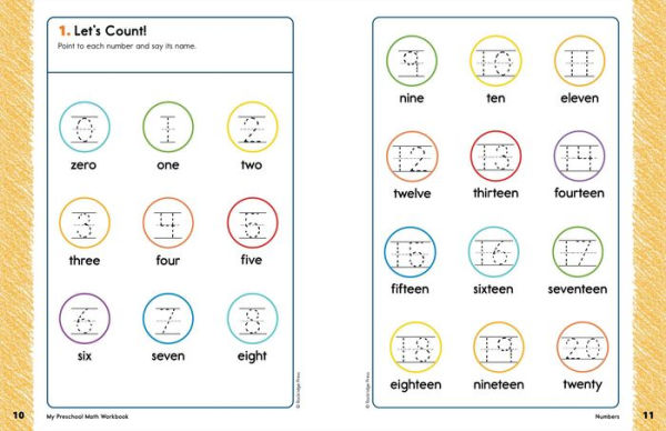 My Preschool Math Workbook: 101 Games and Activities to Support Preschool Math Skills