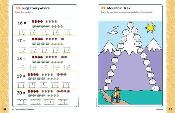 My Preschool Math Workbook: 101 Games and Activities to Support Preschool Math Skills