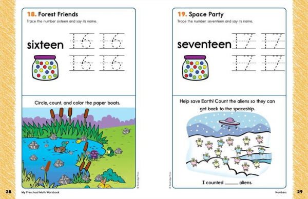 My Preschool Math Workbook: 101 Games and Activities to Support Preschool Math Skills