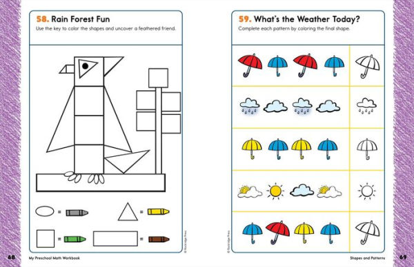 My Preschool Math Workbook: 101 Games and Activities to Support Preschool Math Skills