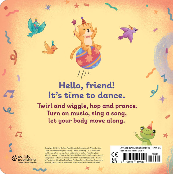 Stomp, Wiggle, Clap, and Tap: My First Book of Dance