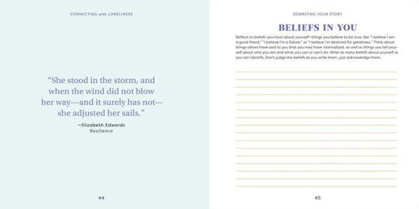 Connecting with Loneliness: A Guided Journal: Prompts to Discover Self-Love, Build Connection, and Embrace Joy