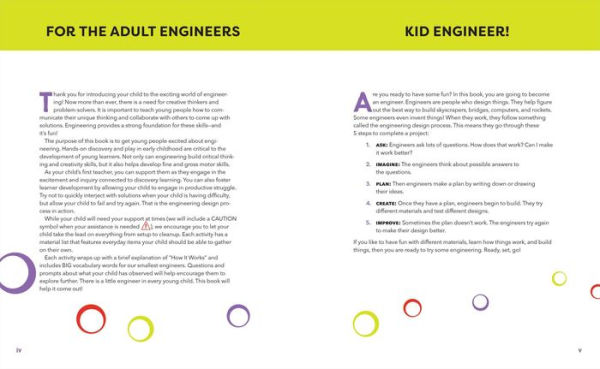 Big Engineering Experiments for Little Kids: A First Science Book Ages 3 to 5