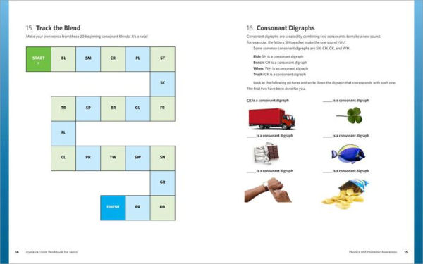 Dyslexia Tools Workbook for Teens: 120 Exercises to Improve Reading Skills