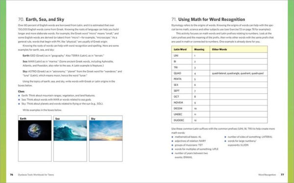 Dyslexia Tools Workbook for Teens: 120 Exercises to Improve Reading Skills