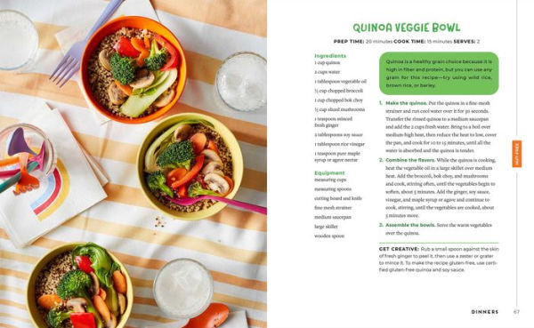 The Vegetarian Cookbook for Kids: Easy, Skill-Building Recipes Young Chefs