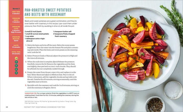 Instant Pot Vegetarian Cookbook for Two: Perfectly Portioned Recipes Your Favorite Pressure Cooker